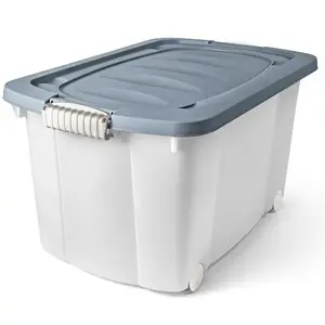 Kerekes doboz fogantyúkkal 45 l 60x40xh 32 cm (mix) kép