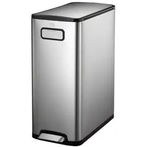 Szemetes Eko Ecofly 20+20l inox mat 937740 kép