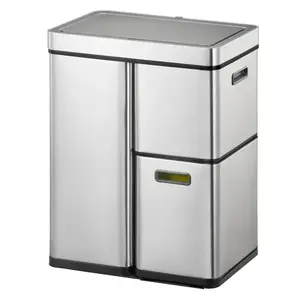 Szemetes Eko Mirage plus 30+15+15l inox 933860 kép