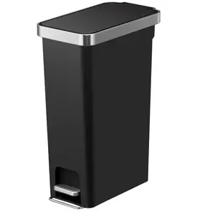 Szemetes Eko Hana slim 40l fekete 626840 kép
