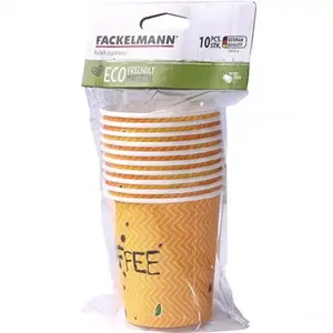 Papír poharak 250 ml sárga 230412 kép
