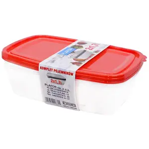 Ételtároló készlet 2x1, 7l 661-00 kép
