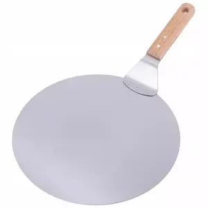 Pizza és kenyérlapát fa nyéllel kép