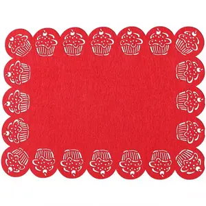 Alátét MUFFINS 45X30 piros kép