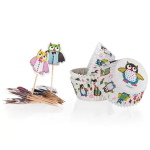 Muffin formák Owls 11, 5cm 24 + 24 db. kép