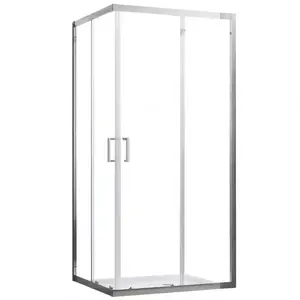 Zuhanykabin négyzet Mika 90x90x190 króm kép