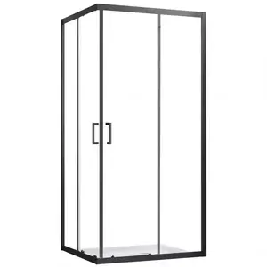 Zuhanykabin négyzet Mika 90x90x190 black kép