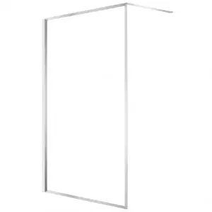 Zuhanyfal Walk-In Tiz 120x195 króm kép