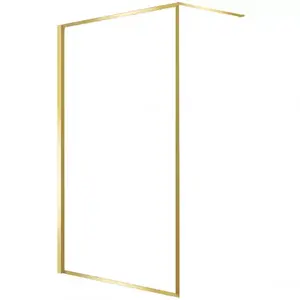 Zuhanyfal Walk-In Tiz 100x195 gold kép