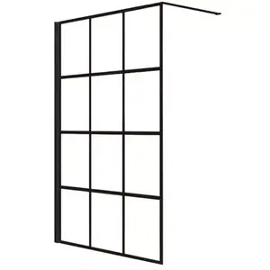 Zuhanyfal Walk-In Metro 100x195 black kép