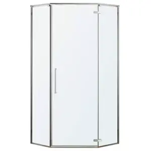 Zuhanykabin ötszögletű Lambda 90x90x195 króm kép