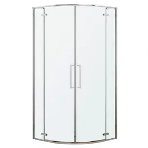 Zuhanykabin negyedkör Delta 90x90x195 króm kép