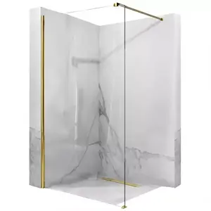 Zuhanyfal Walk-In Aero Gold 120x195 kép