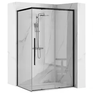 Zuhanykabin Solar black 100x80 kép