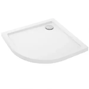 Félkör alakú zuhanytálca Look Rea K7906 white 80x100 jobbos kép