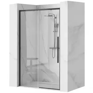 Zuhanyajtó Solar 150x195 black Rea K6360 kép