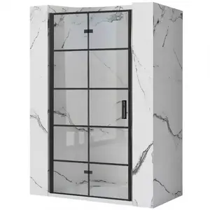 Zuhanyajtó Molier 100x190 black Rea K6963 kép