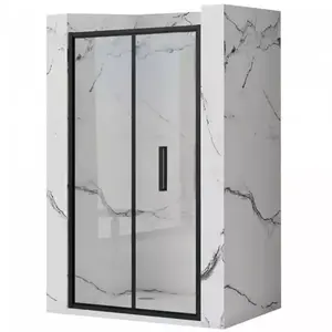 Zuhanyajtó Rapid Fold 90x195 black Rea K6418 kép
