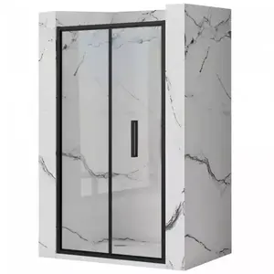 Zuhanyajtó Rapid Fold 100x195 black Rea K6418 kép