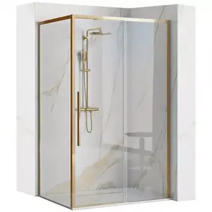 Zuhanykabin Solar Rea K4900 90x90x195 gold kép
