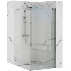Zuhanyfal Walk-in Aero ˝N˝ Rea K3021 110x195 króm kép