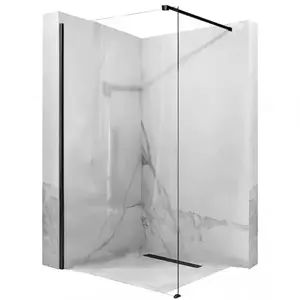Zuhanyfal Walk-in Aero Rea K6597 110x195 black kép