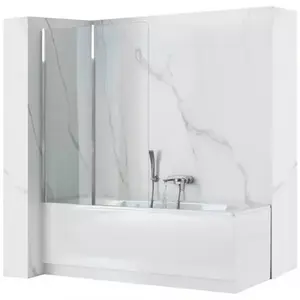 Kád üveglap Agat 100x140 króm kép