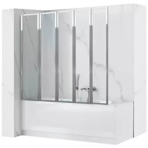 Kád üveglap Idea 120x140 króm kép