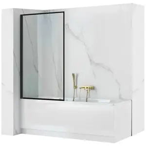 Kád üveglap Lagos mozgatható 80x140 black kép