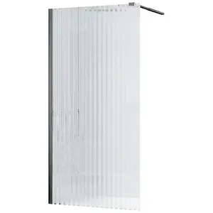 Zuhanyfal Walk-In Fly 90x195 black kép
