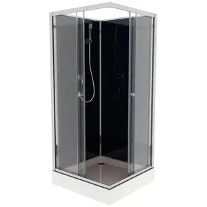Zuhanykabin négyzet Elize 90x90 króm kép
