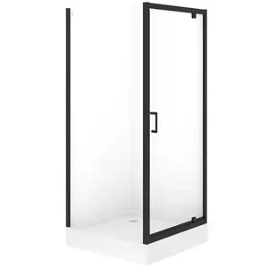 Zuhanykabin Brasco Pivot 90x90x190 black S168-012 kép