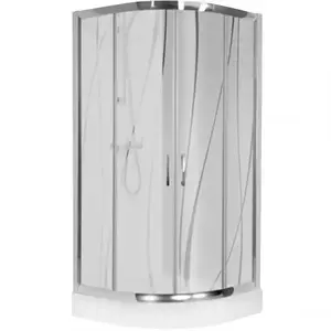 Zuhanykabin Glass Protect íves Pol.Kp4/Tx5b 90/190 W15 Sb+Bpza 2el Glass Protec kép