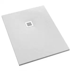 Zuhanytálca Kalait White Stone 90x100x3, 5 3.3115/B/ST-M2 kép