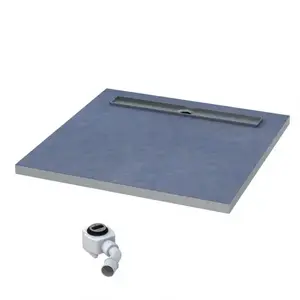 Fürdőkád a csempe alatt Plate 80x80x5/12, 5*10.001/OLKB kép