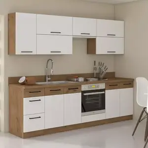 Konyhabútor Vigo fehér HG 260 munkalap nélkül kép