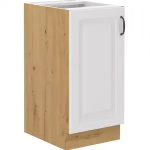 Konyhaszekrény Stilo fehér Mat/Artisan 40D 1F BB kép