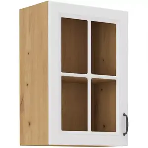 Konyhaszekrény Stilo fehér Mat/Artisan 40GS-72 1F kép
