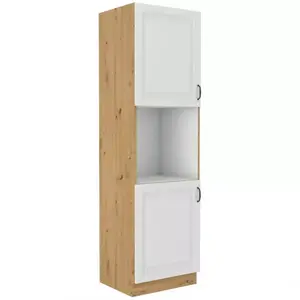 Konyhaszekrény Stilo fehér Mat/Artisan 60DP-210 2F kép