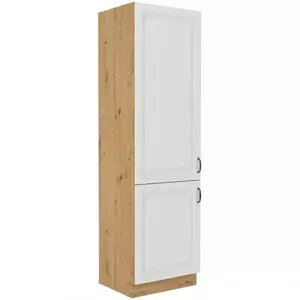 Konyhaszekrény Stilo fehér Mat/Artisan 60DK-210 2F kép