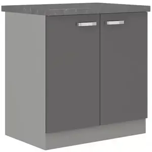 Konyhaszekrény Grey 80d 2f bb kép