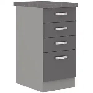 Konyhaszekrény Grey 40d 4s bb kép