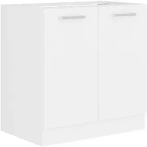 Konyhaszekrény Eko White 80ZL 2F BB kép