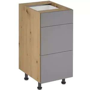 Konyhaszekrény Langen D40S3 push beige kép