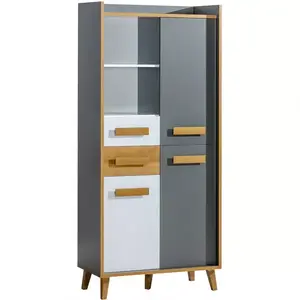 Regál W3 Werso Riviera/Fehér/Antracyt kép