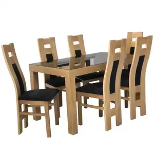 Asztal St-630 140x80+40 Br-229 Lacobel Fekete kép