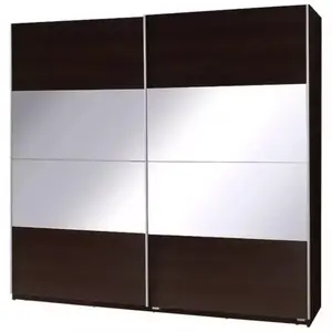Szekrény Twister 2 gesztenye wenge/tükör 225 cm kép