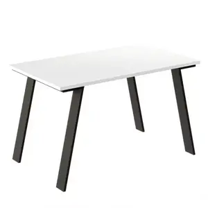 Kinyitható asztalok Liwia 130/210x80 cm Fehér Fényű kép