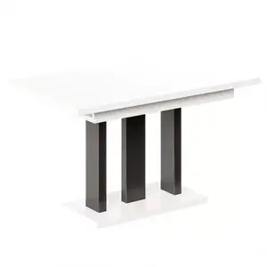 Kinyitható asztalok Appia-210 130/210x80 cmFehér fényes kép