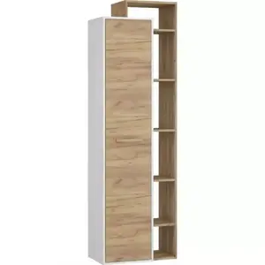 Szekrény RIO P craft fehér/arany kép